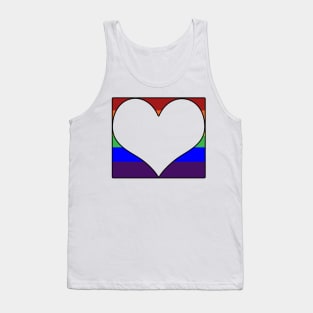 LGBT Heart Block Tank Top